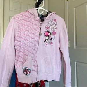 Bobby Jack baby pink zip up